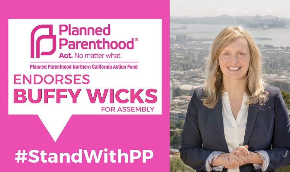 Planned Parenthood Northern California Action Fund Endorses Buffy!